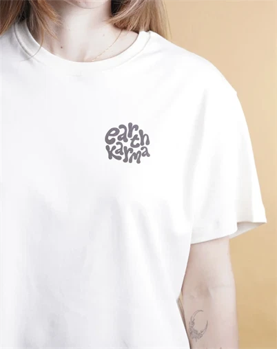 Elsk - Balance Womans Interlock T-Shirt - Off White 